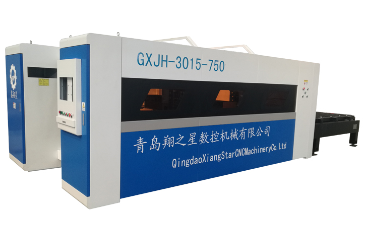 GXJH自动交换工作台光纤激光切割机